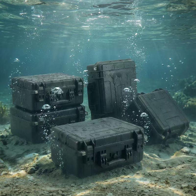 W pełni szczelne, pyło- i wodoodporne, twarde pudełko